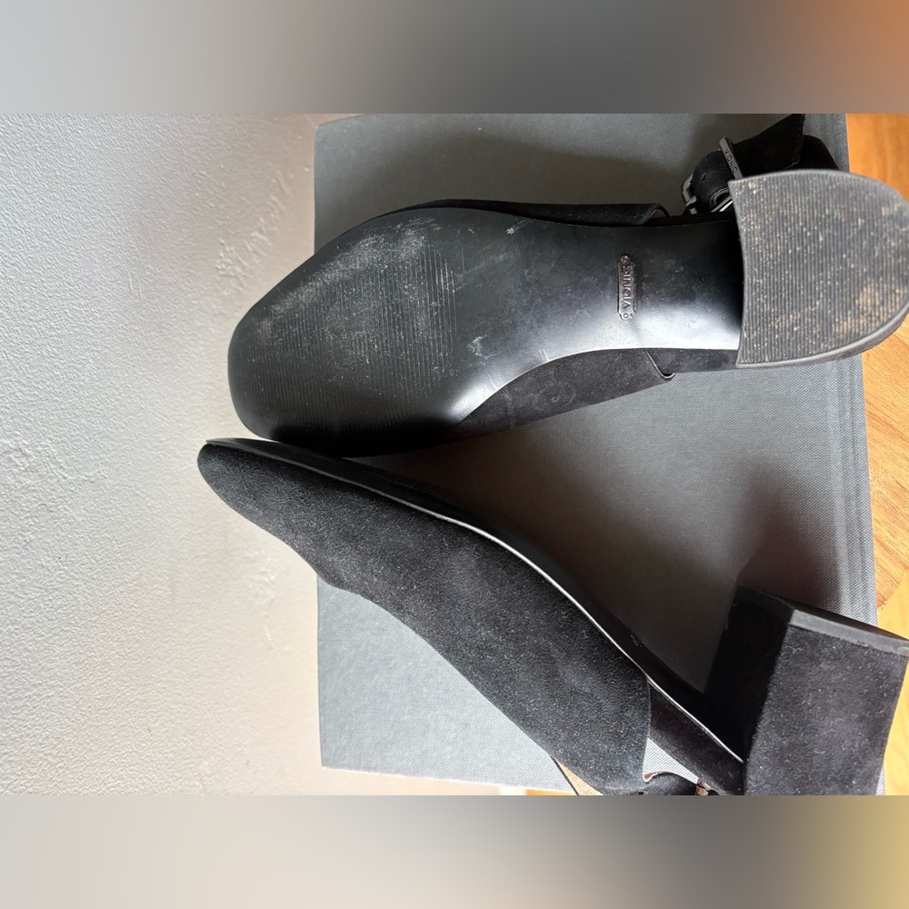 Vionic Nareen Suede Slingback Black Heels ~ Size 11 - Picture 9 of 9